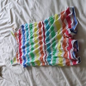 Primary rainbow jumpsuit size 10